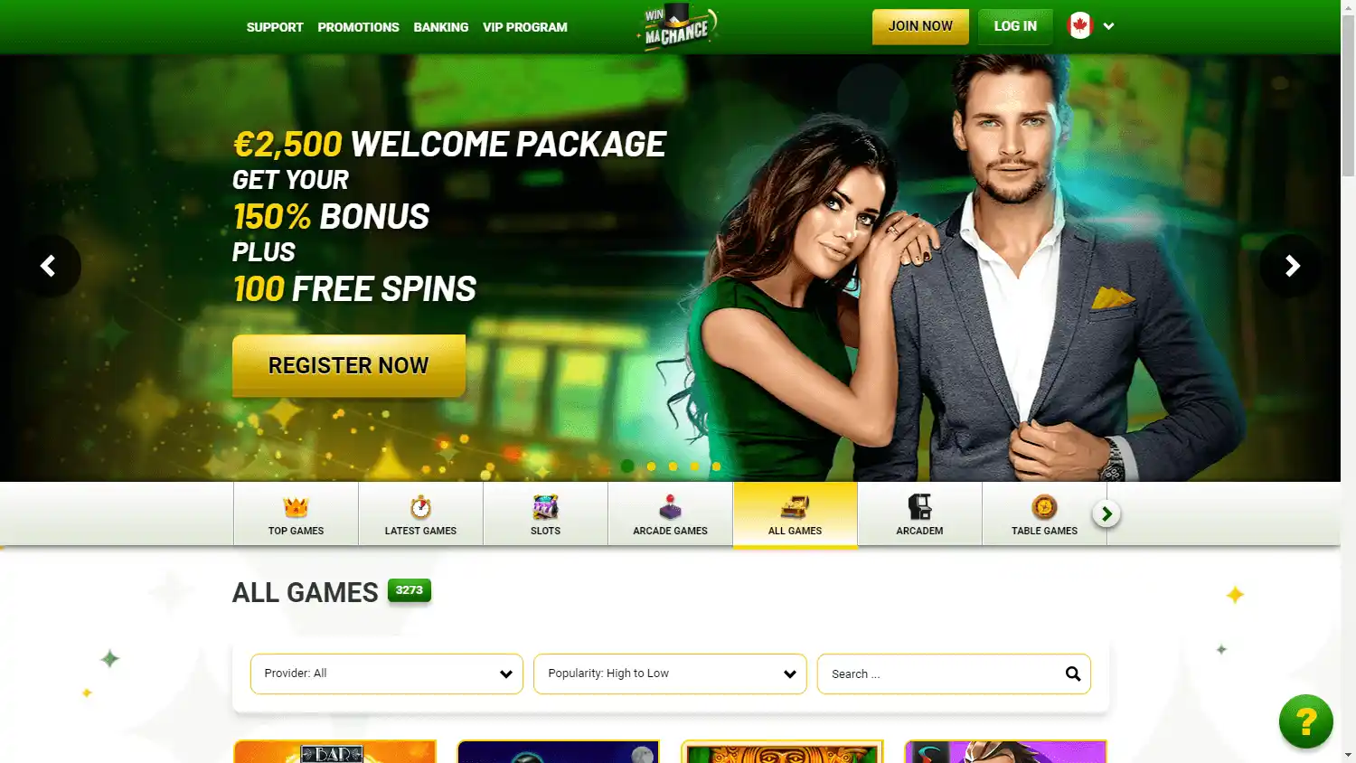 Win MaChance Casino screenshot 2