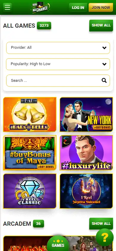 Win MaChance Casino screenshot 5