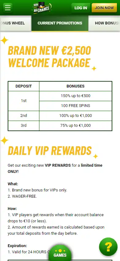 Win MaChance Casino screenshot 6