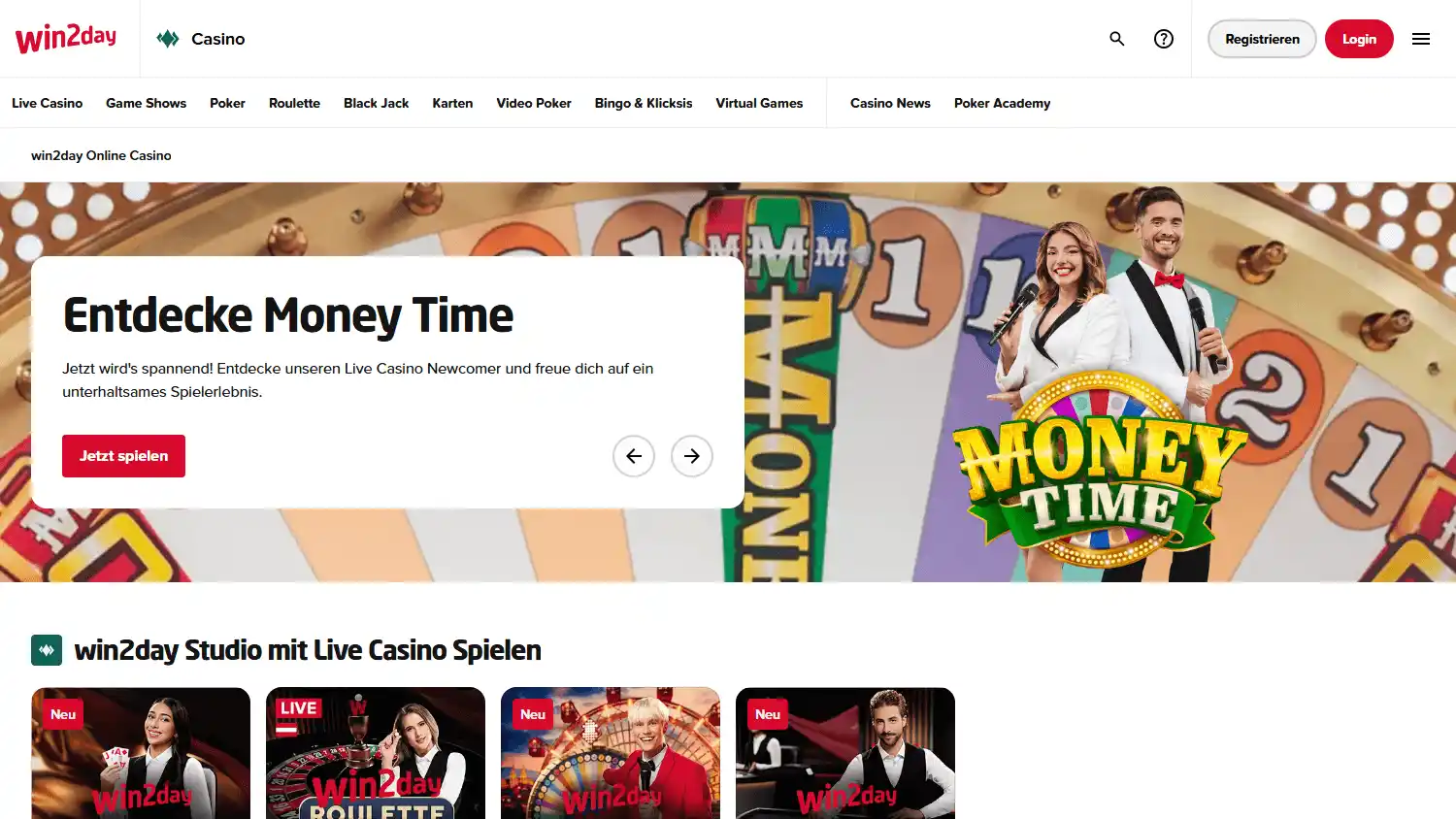 Win2day Casino screenshot 1