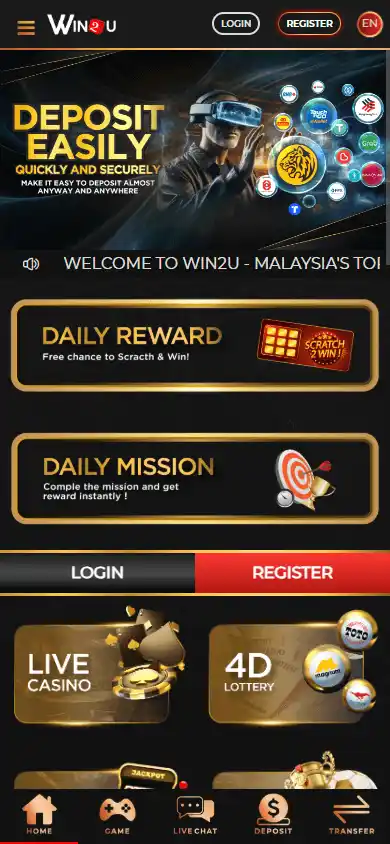 Win2U Casino screenshot 4