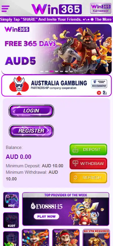 Win365 Casino screenshot 3