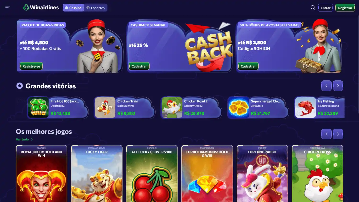 WinAirlines Casino screenshot 2