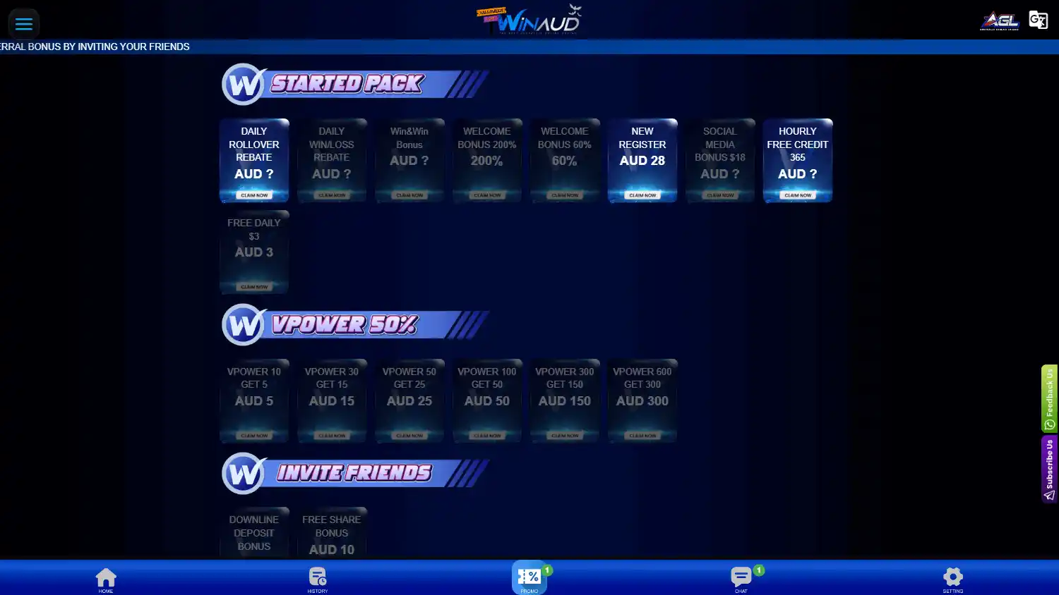 WinAud Casino screenshot 3