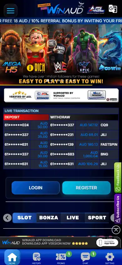 WinAud Casino screenshot 4