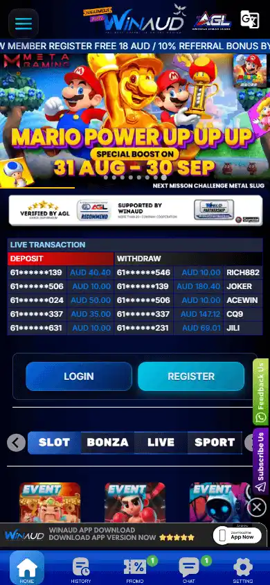 WinAud Casino screenshot 5