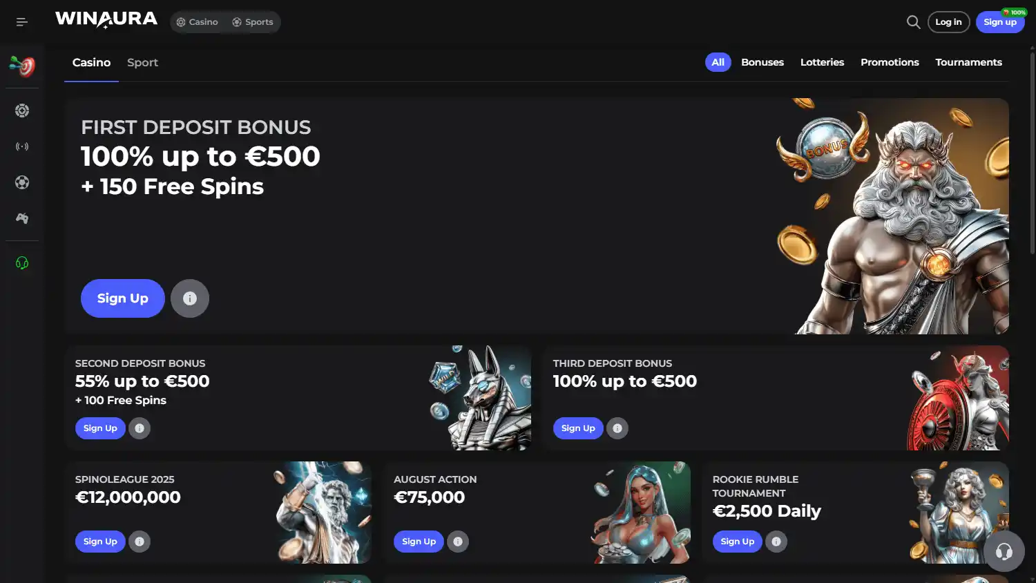 Winaura Casino screenshot 3