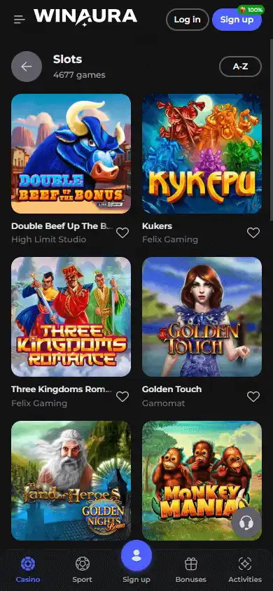 Winaura Casino screenshot 5
