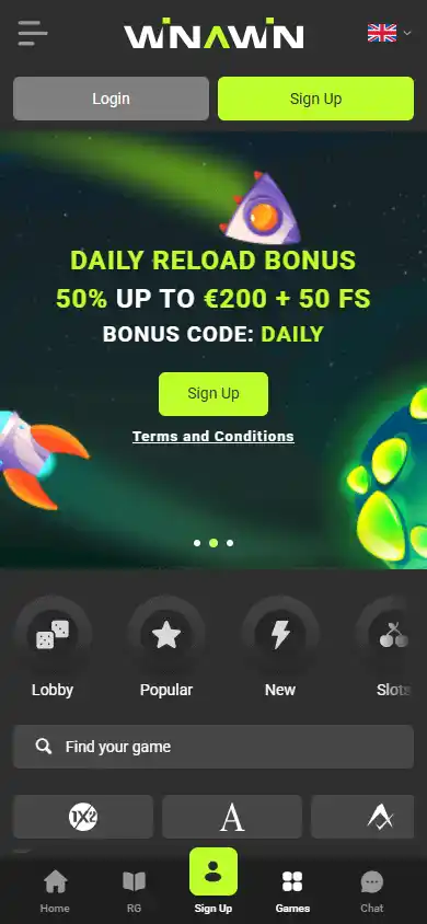 Winawin Casino screenshot 5
