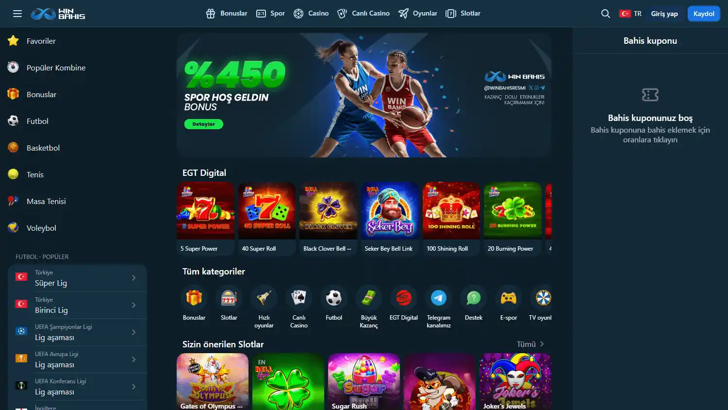Winbahis Casino screenshot 1