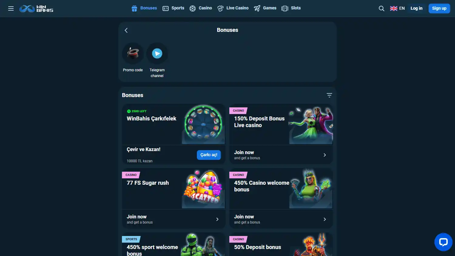 Winbahis Casino screenshot 3