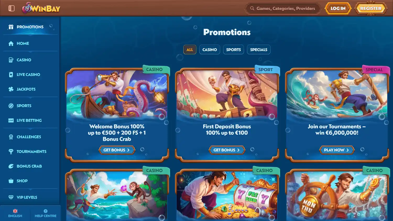 Winbay Casino screenshot 3