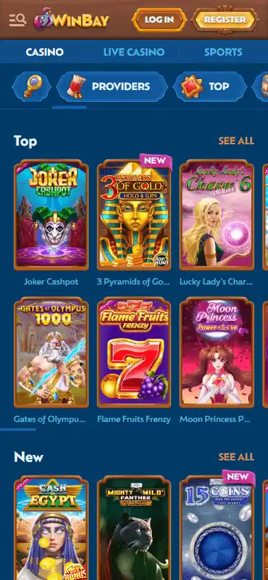 Winbay Casino screenshot 5