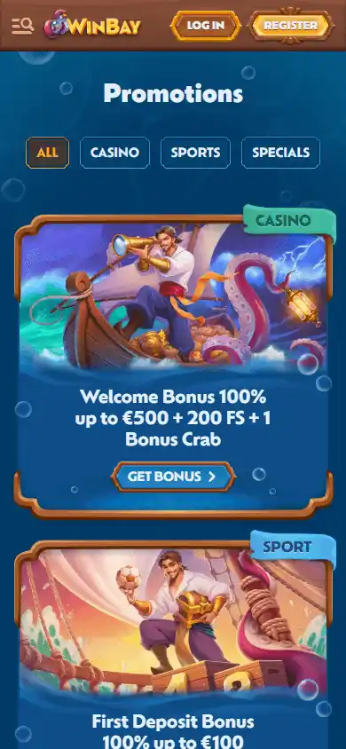 Winbay Casino screenshot 6