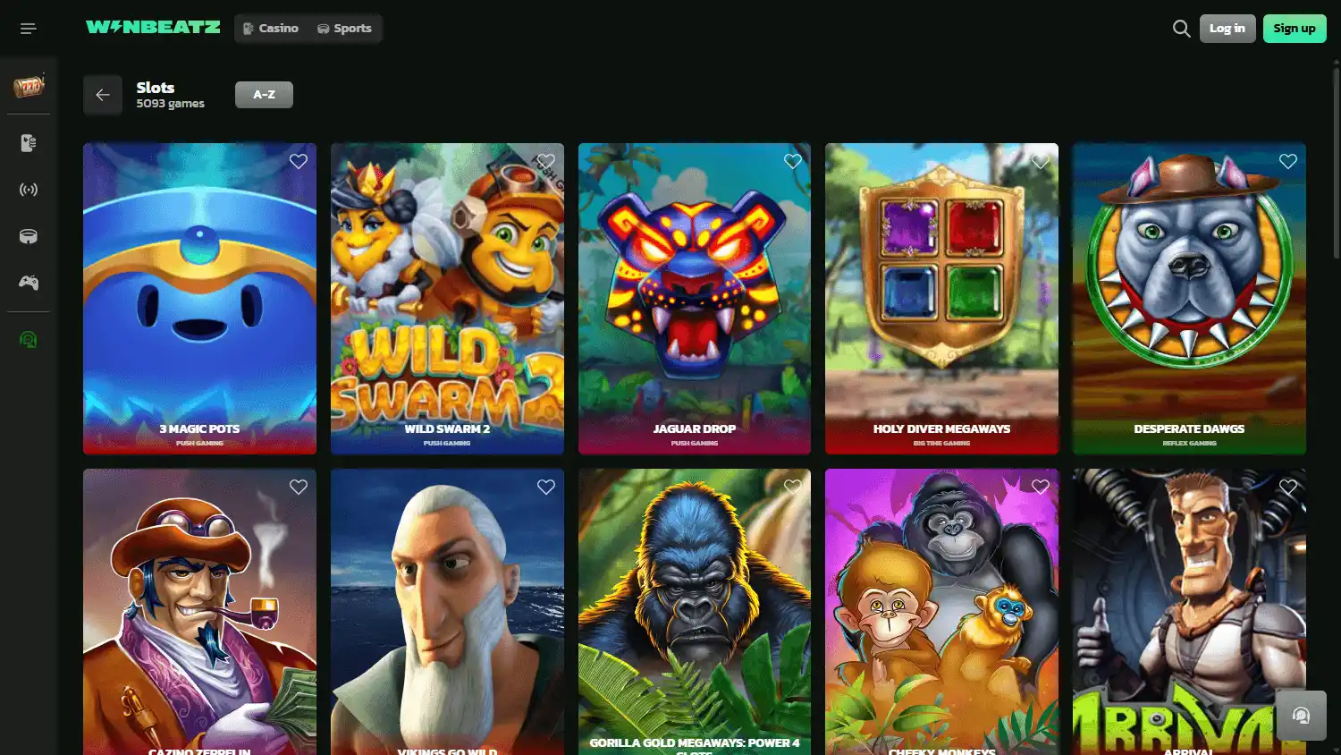 Winbeatz Casino screenshot 2