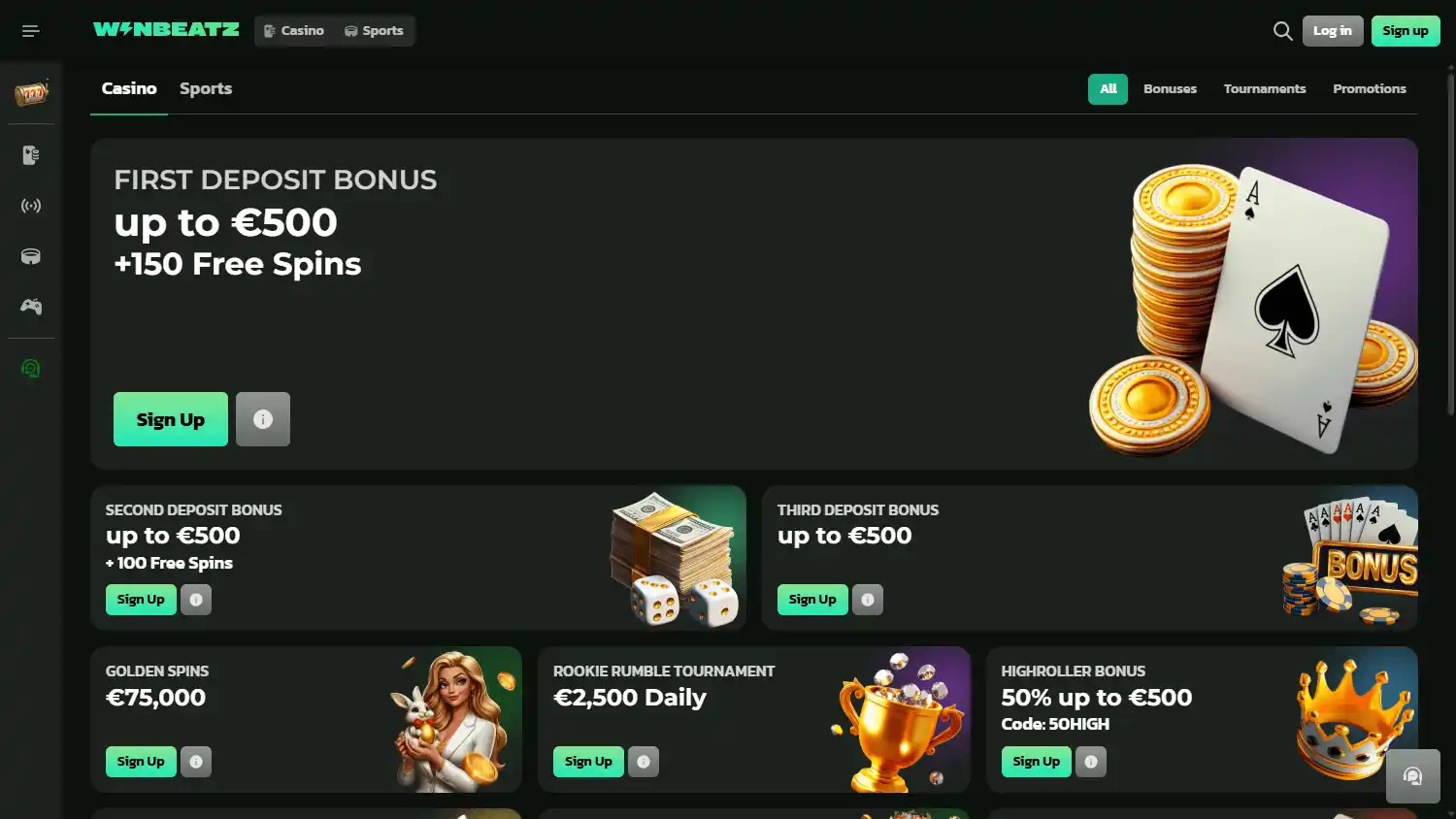 Winbeatz Casino screenshot 3