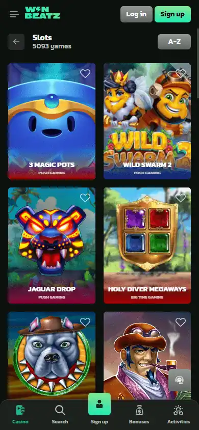 Winbeatz Casino screenshot 5