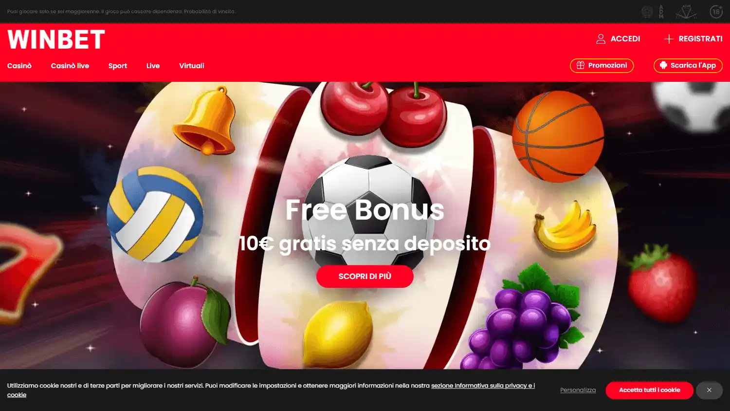WinBet Casino screenshot 1