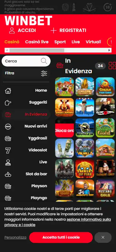 WinBet Casino screenshot 5