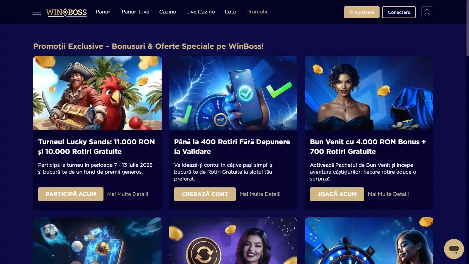 WinBoss Casino RO screenshot 2