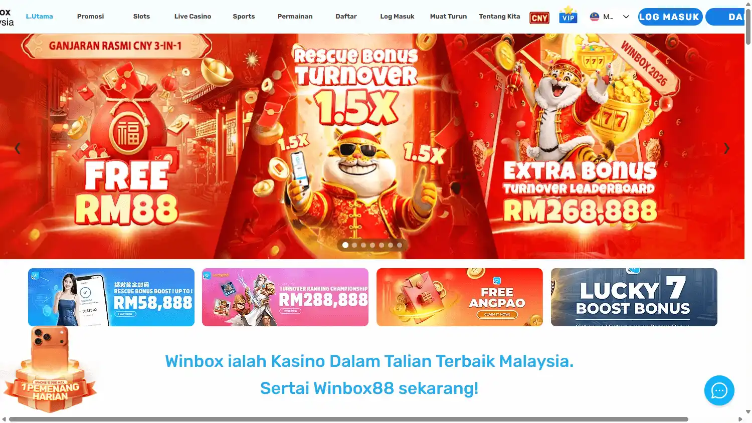 Winbox88 Casino screenshot 1