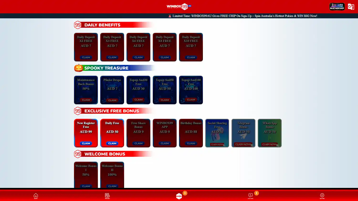 WINBOX99 Casino screenshot 2