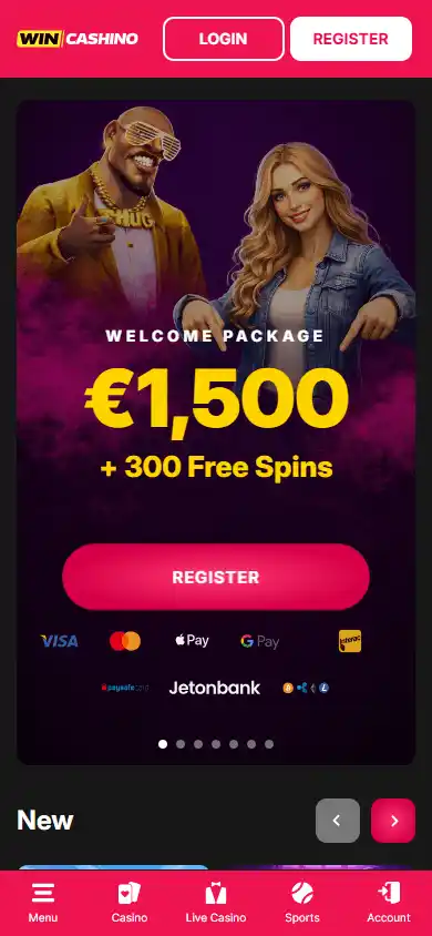 WinCashino Casino screenshot 4