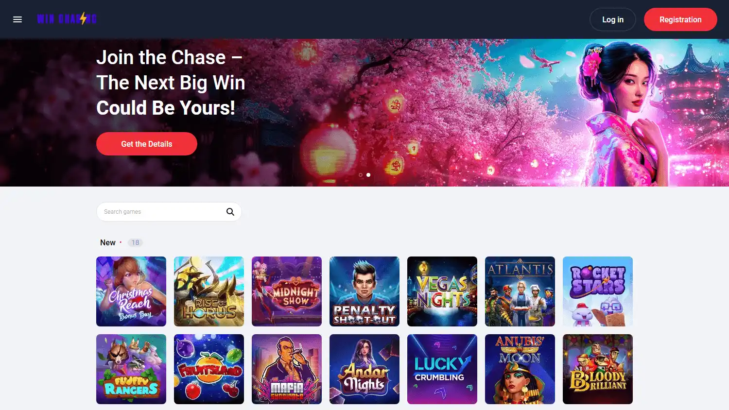 WinChasing Casino screenshot 1