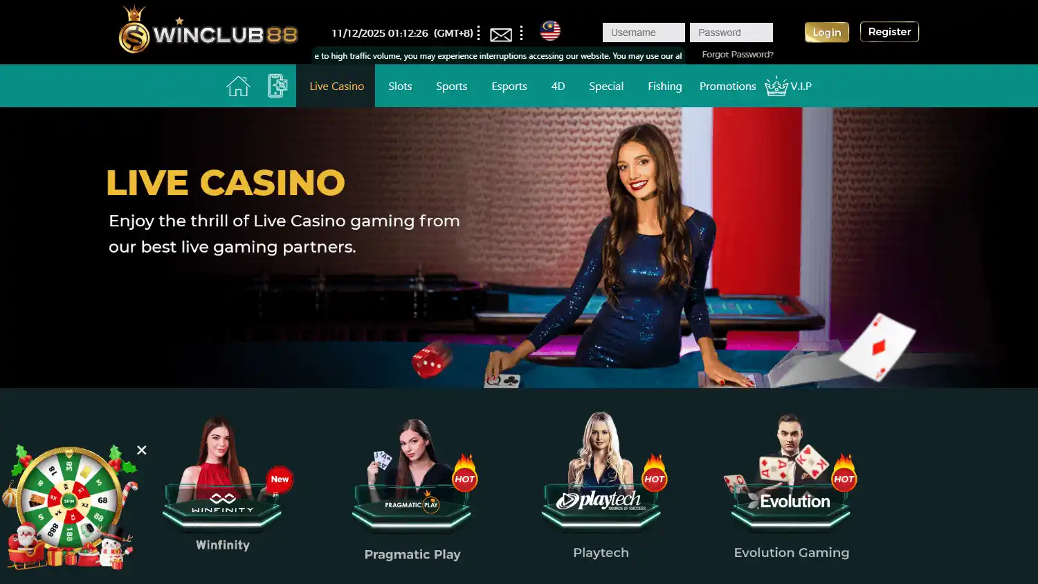 WinClub88 Casino screenshot 1