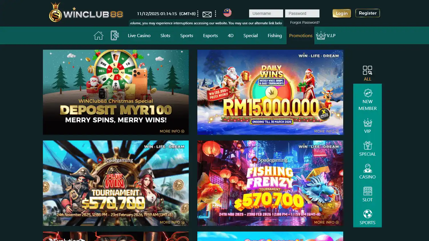 WinClub88 Casino screenshot 2