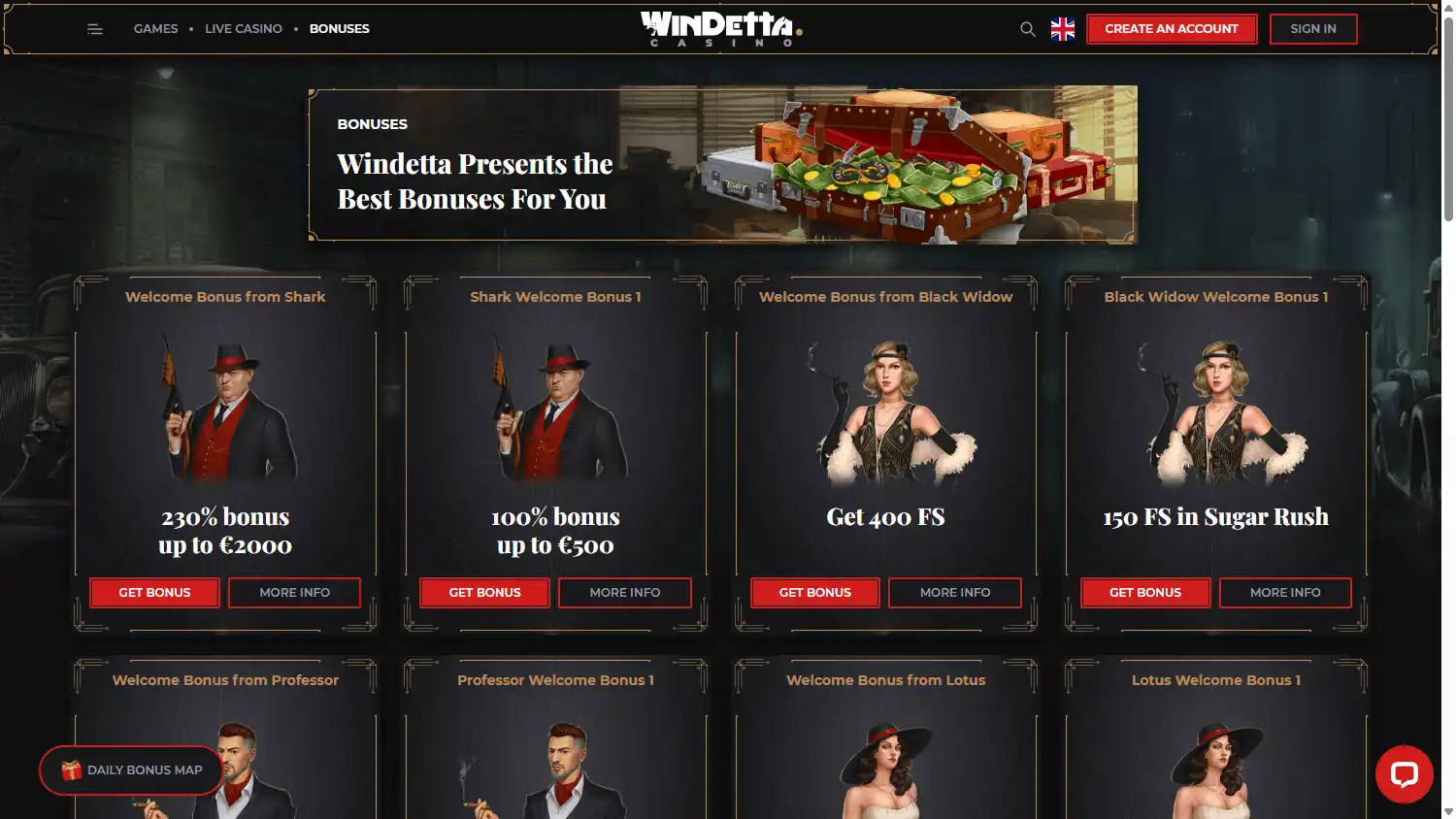 WinDetta Casino screenshot 3