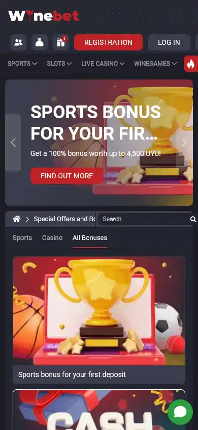 WineBet Casino screenshot 3
