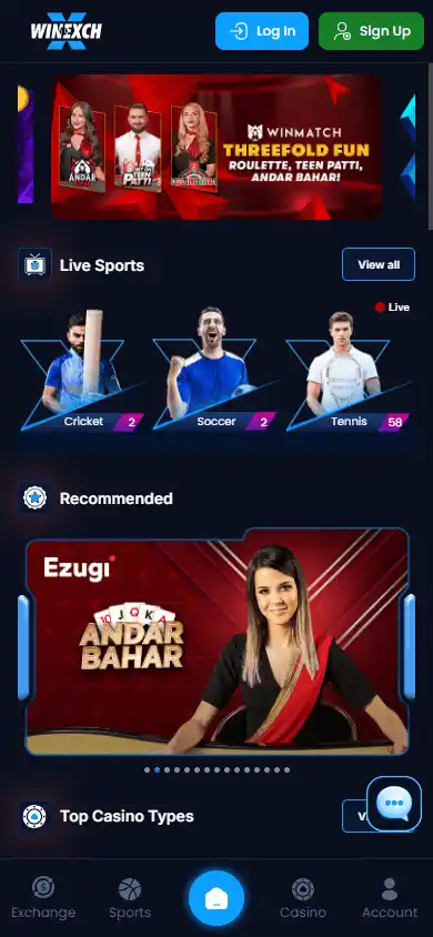 WinExch24 Casino screenshot 3