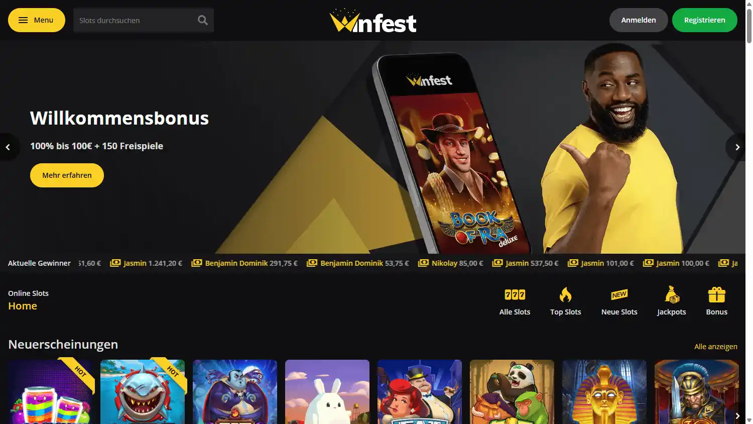 Winfest Casino screenshot 1