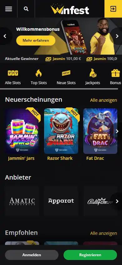 Winfest Casino screenshot 4