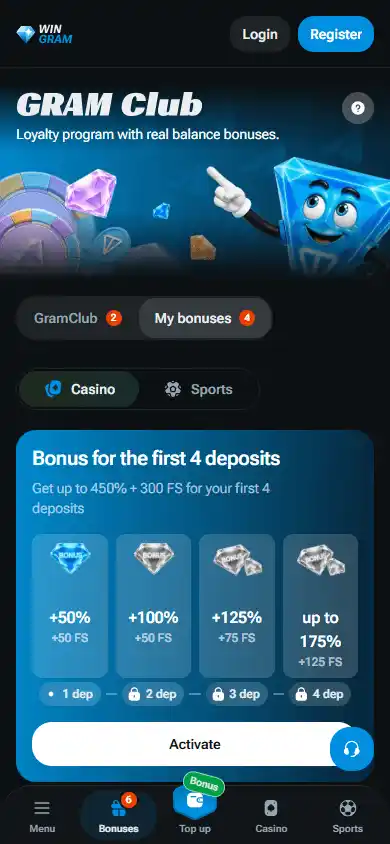 WinGram Casino screenshot 6