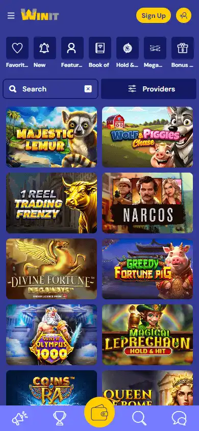 Winit Casino screenshot 5