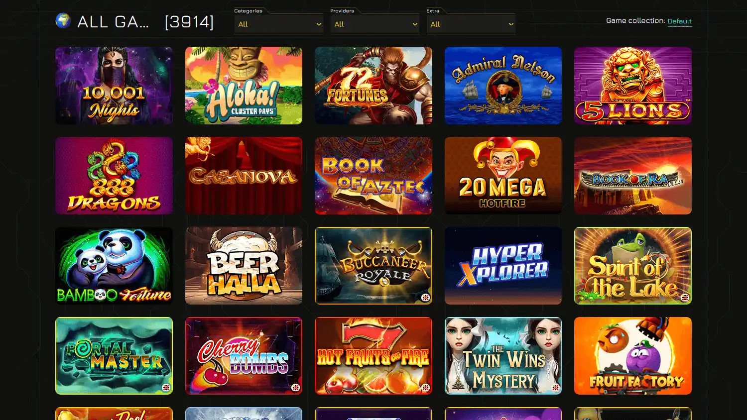 Winity Casino screenshot 2