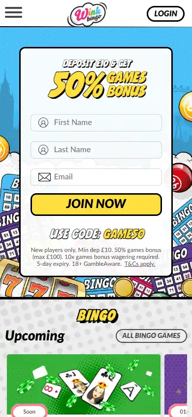 Wink Bingo Casino screenshot 4