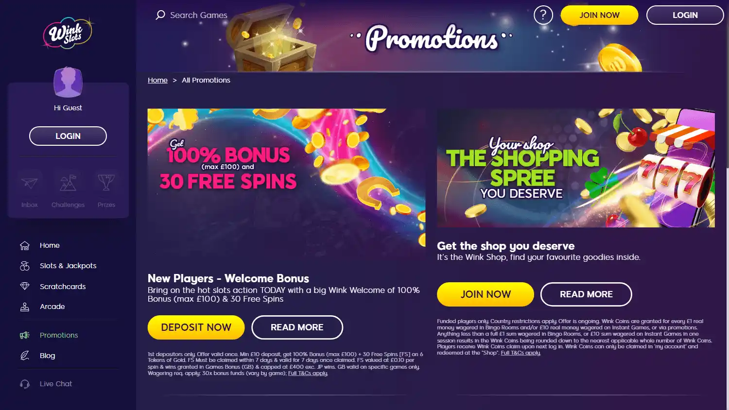 Wink Slots Casino screenshot 2