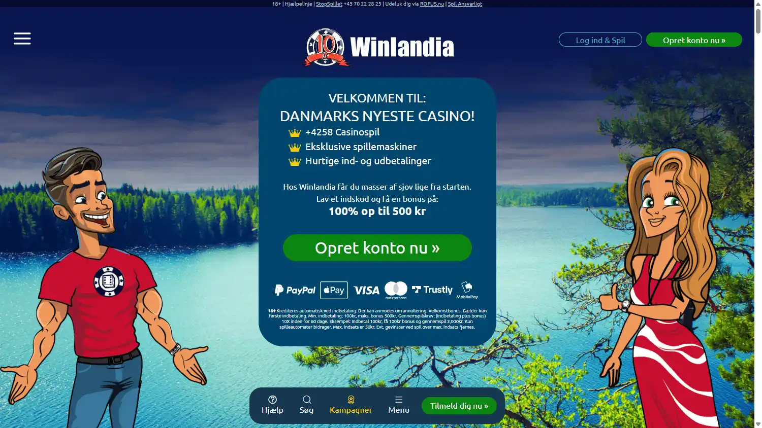 Winlandia Casino DK screenshot 1