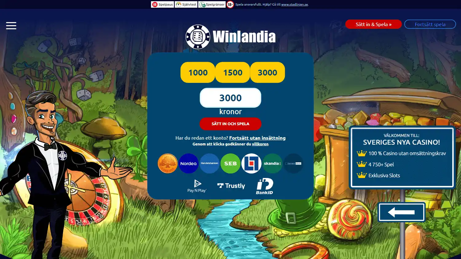 Winlandia Casino SE screenshot 1