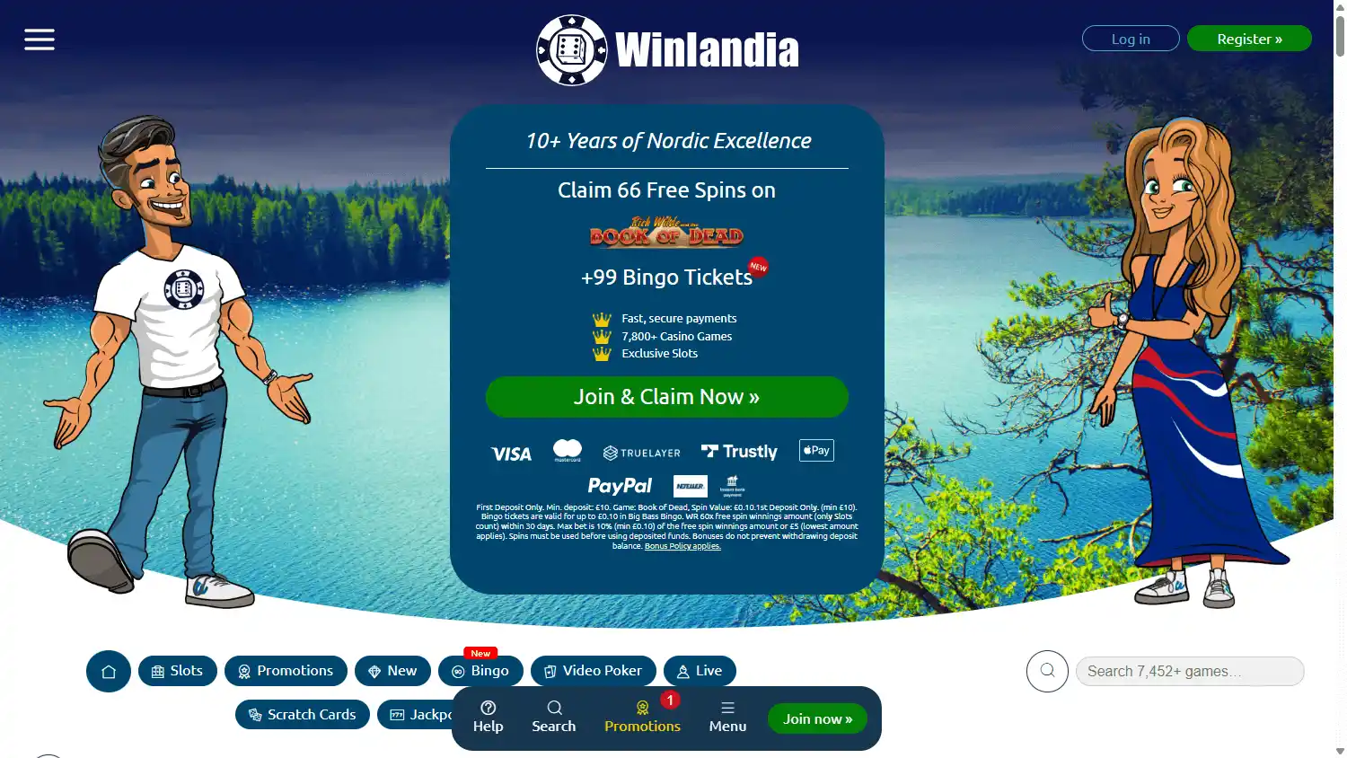 Winlandia Casino screenshot 1