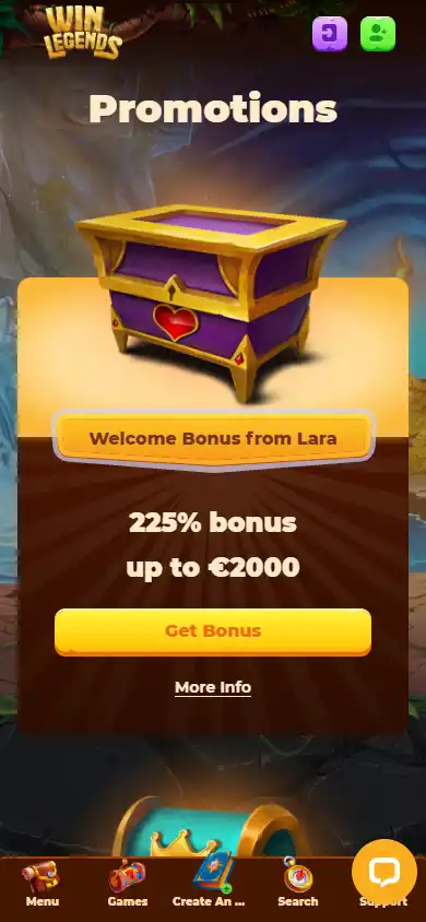 WinLegends Casino screenshot 6