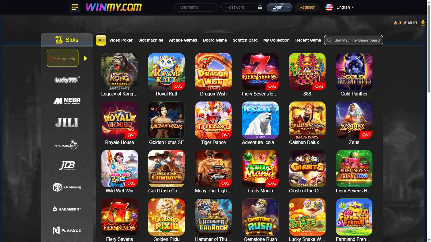 WINMY Casino screenshot 2