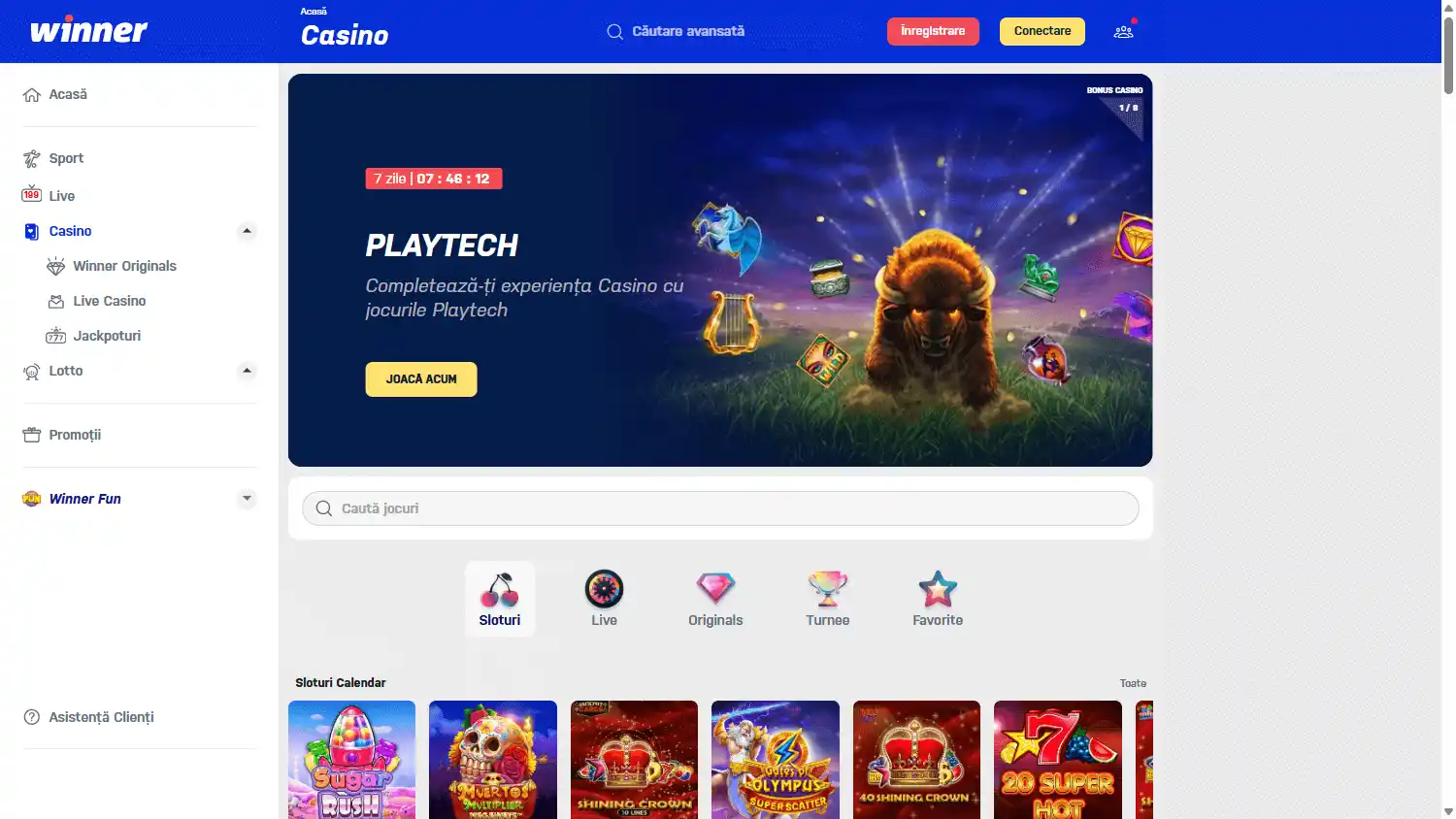 Winner Casino screenshot 2