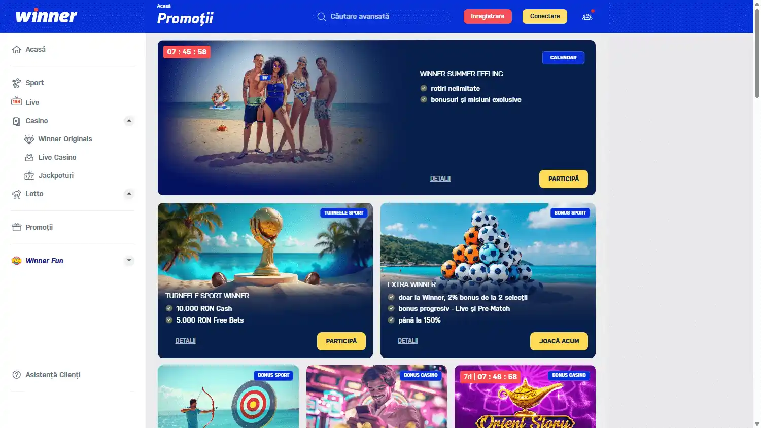 Winner Casino screenshot 3
