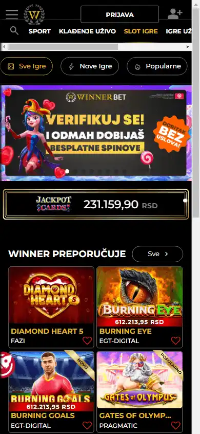 Winner Bet Casino screenshot 5