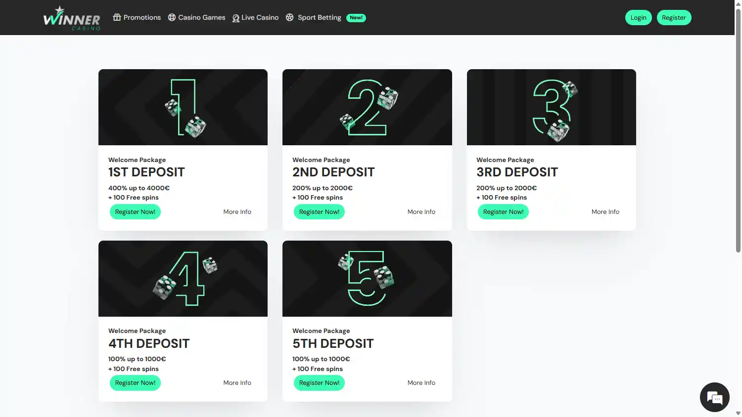 WinnerCasino screenshot 2