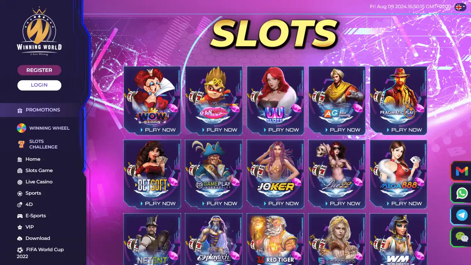 Winning World Casino screenshot 2